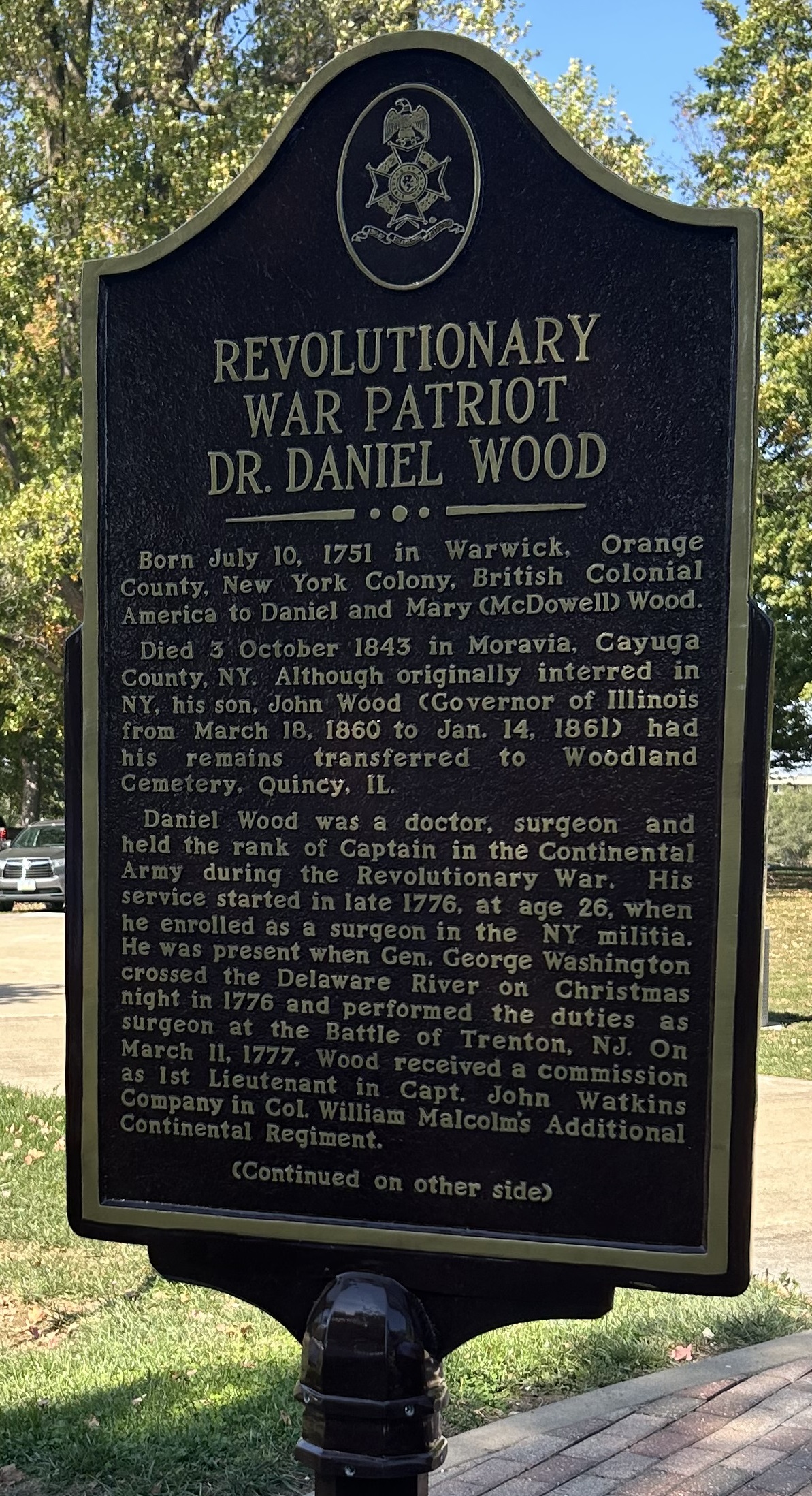 Wood Sign Front